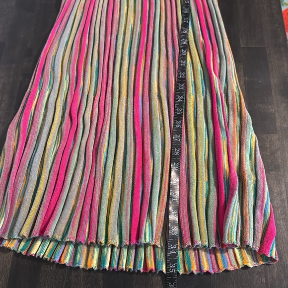 Anthropologie Daily Practice Multi Color Stretchy Knit Tank Dress Size Large - Picture 8 of 8